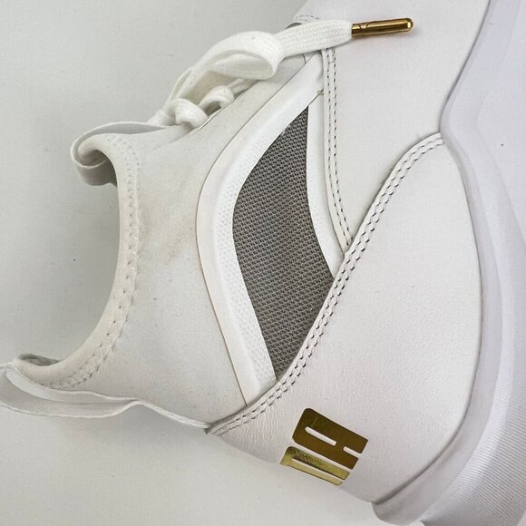 Puma Phenom Lux White Leather High Tops Womens Size 7.5 M - Picture 8 of 10